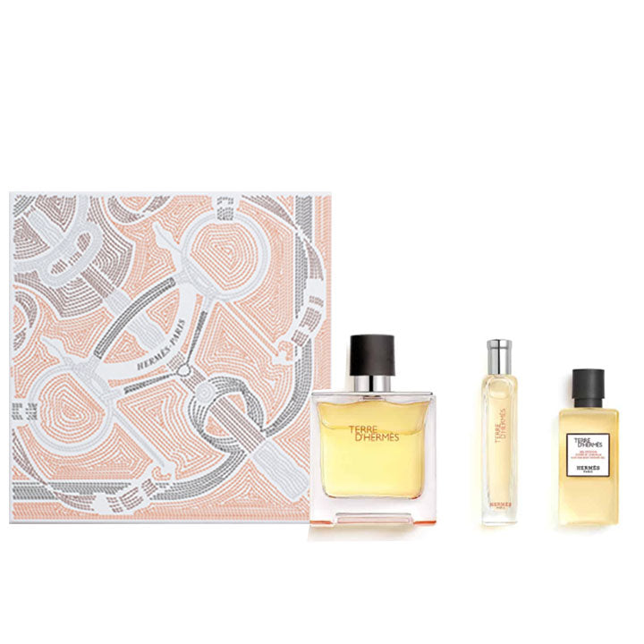 HERMÈS TERRE D’HERMÈS PURE PARFUM 75ML GIFT SET