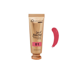 GLAMOROUS FACE LIQUID BLUSH ROSY GLOW CREAM, 01