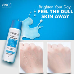 VINCE MIRACLE PEELING SOLUTION, TO REMOVE DEAD SKIN CELLS INSTANTLY, 120ML