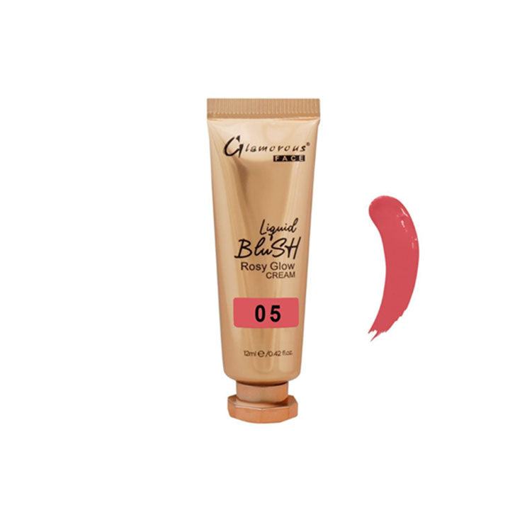 GLAMOROUS FACE LIQUID BLUSH ROSY GLOW CREAM, 05