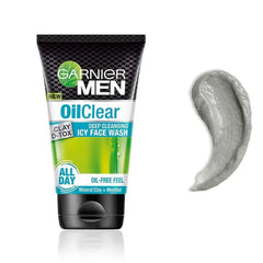 GARNIER MEN OIL CLEAR DEEP CLEANSING ICY FACE WASH 100ML