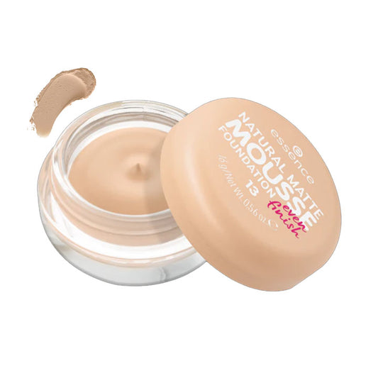 ESSENCE NATURAL MATTE MOUSSE FOUNDATION EVEN FINISH 13, 16G