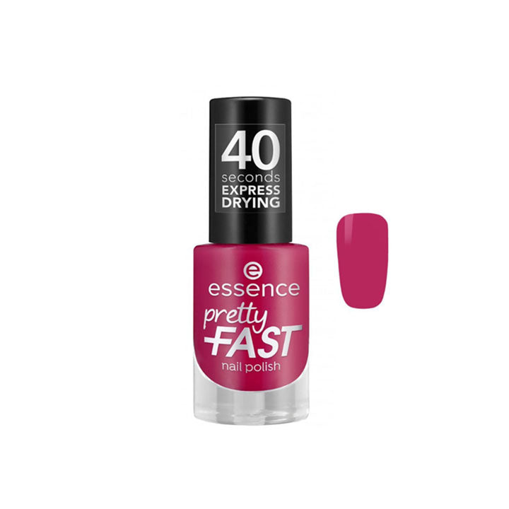 ESSENCE PRETTY FAST NAIL POLISH, 04 CHERRY ON THE RUN 5ML