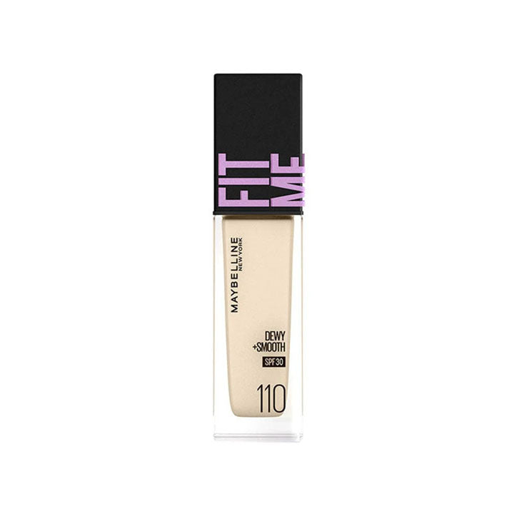 MAYBELLINE - FIT ME DEWY + SMOOTH LIQUID FOUNDATION SPF 30 – 110