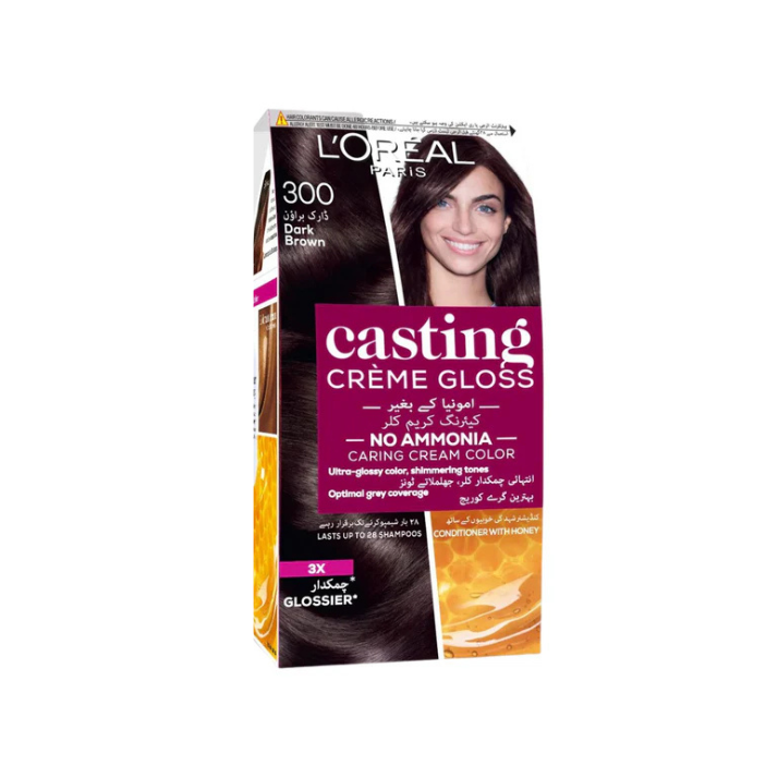 Loreal Paris Casting Creme Gloss 300 Dark Brown