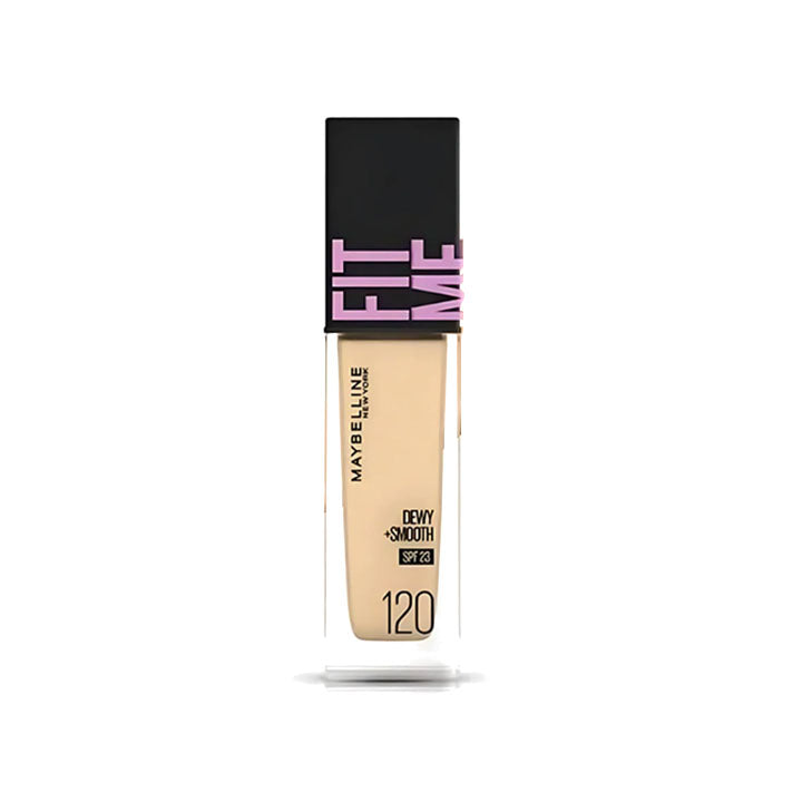 MAYBELLINE - FIT ME DEWY + SMOOTH LIQUID FOUNDATION SPF 23 – 120 CLASSIC IVORY
