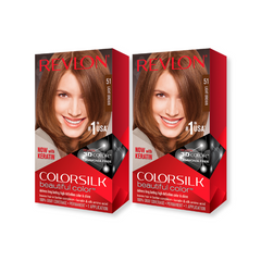 REVLON Colorsilk hair color, 51 Light Brown
