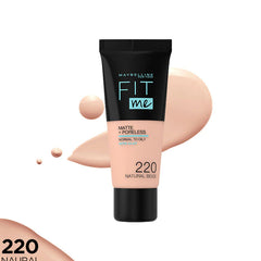 MAYBELLINE NEW YORK FIT ME MATTE + PORELESS FOUNDATION 220 NATURAL BEIGE 30ML