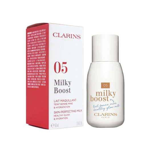 CLARINS PARIS MILKY BOOST SKIN PERFECTING MILK, 05 MILKY SANDALWOOD
