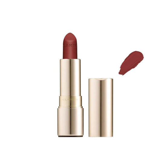 CLARINS PARIS JOLI ROUGE VELVET MATTE & MOISTURIZING LONG-WEARING LIPSTICK,737V Spicy Cinnamon.