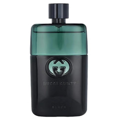 Gucci Guilty Black perfume bottle on a white background