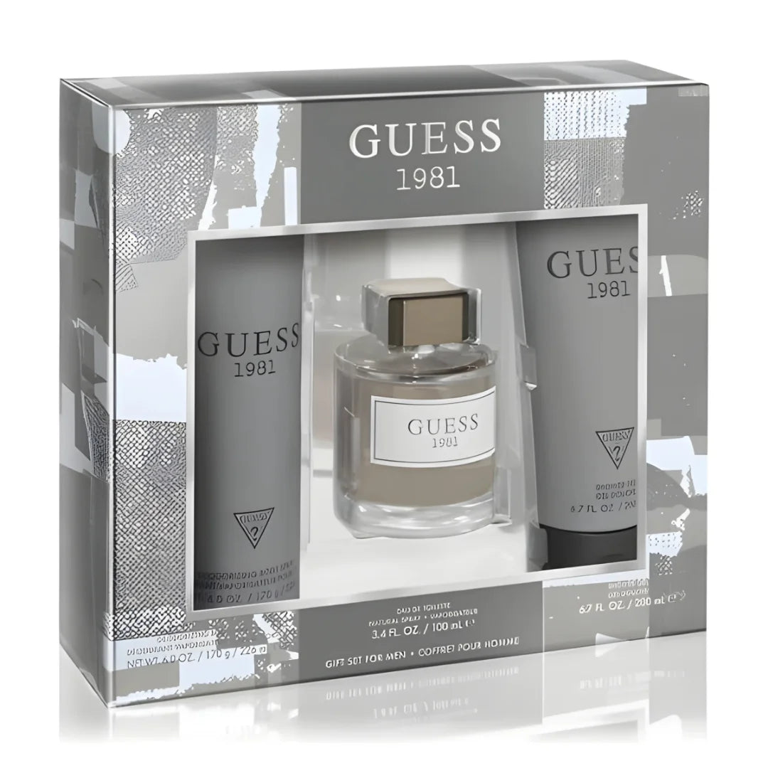 Guess 1981 Gift Set For Men Cofffret pour homme EDT 100ml