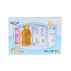 Nexton Baby Gift Set 92207 (Blue Variant) – 4 Piece Baby Care Pack