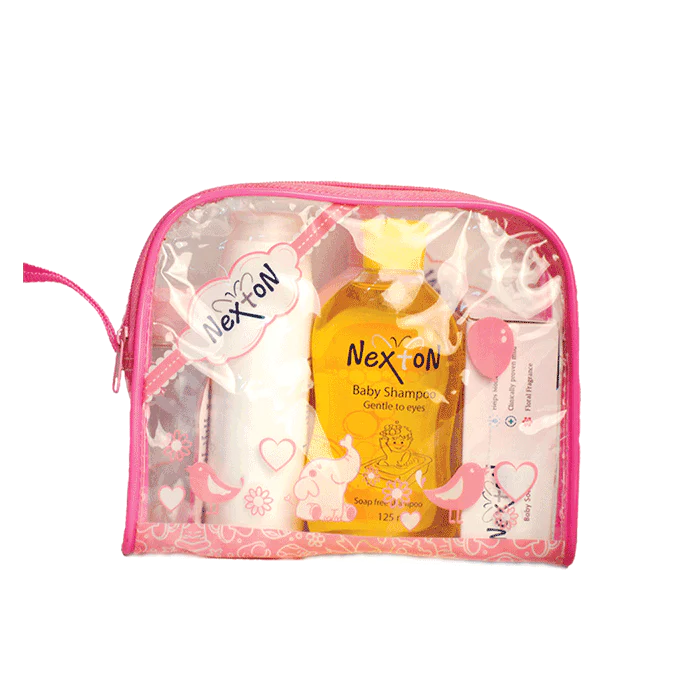 Nexton Baby Gift Pouch Medium (Pink Variant) – Baby Care Essentials
