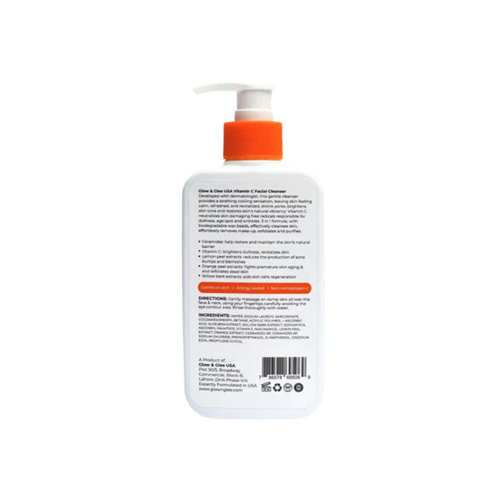 GLOW & GLEE VITAMIN C FACIAL CLEANSER 240ML