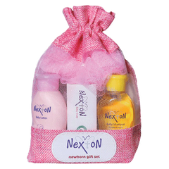 Nexton Newborn Gift Set Small Pouch – Pink | Baby Care Essentials